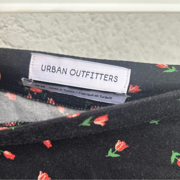 UO Rose Print Wrap Mini Skirt - Picture 6 of 6